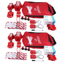 2X Lockout Tagout Kit,Clamp- Circuit Breaker Lockout, Safety Padlocks, Lockout Tag,Universal Circuit Breaker Lockout