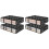 Storage Bins, Under Bed Storage Containers, Foldable Clothes Storage Box, Storage Organizer, with Handles Clothing 4 Pcs 1