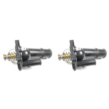 2X Thermostat Engine Cooling System Housing Thermostat for  Focus 1.8L/2.0L 2005-2014 4M5G8575FC