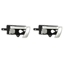 2X Innen TüR Griff Vorne oder Hinten  für 2007-2012  Santa Fe mit Grauem Knopf 82610-2B010