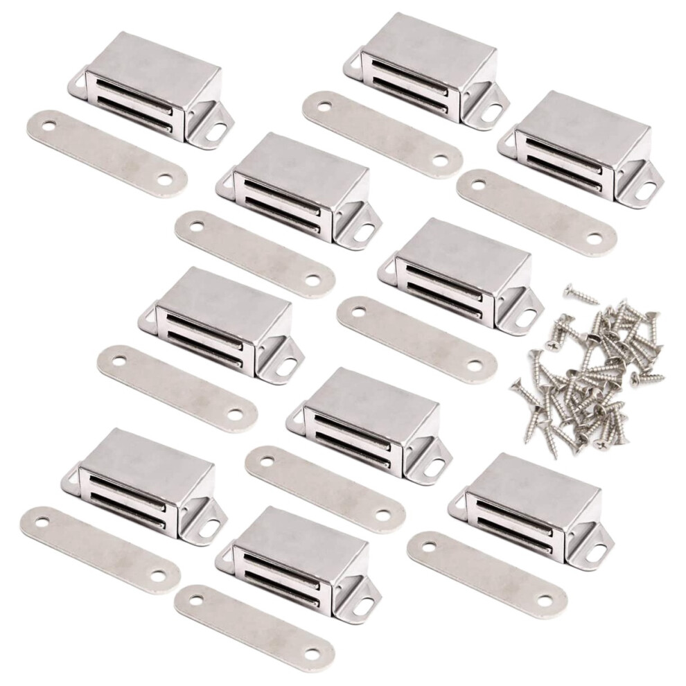 10Pcs Magnetic Door Catches Pull Strong Magnet Cabinet Latches Door Closer For Bathroom Kitchen Sliding Door Window 4711704408721