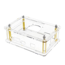 Case for Orange Pi 4 LTS Transparent Acrylic Shell Box Protect Enclosure for Orange Pi 4 LTS
