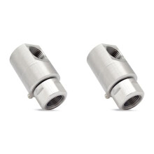2pcs 1/2In Hose Reel Swivel,5024-Ni-AL FXF Heavy Duty Steel Hose Reel Swivel with Grease Fitting