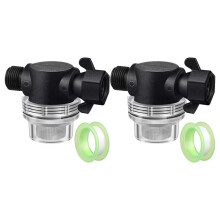 2X Filtro Colador para Bomba de Agua, Compatible con Tuerca Giratoria 255-315, Accesorio de 1/2 Pulgada con Pantalla de Acero Inoxidable