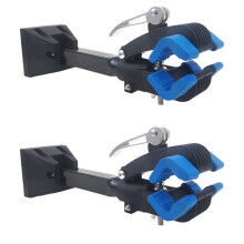 2X Stockage de VéLos VéLo Fixation Murale Pince VéLo de Route Porte-Bagages Garage Entretien Cintre RéParation Support de Travail