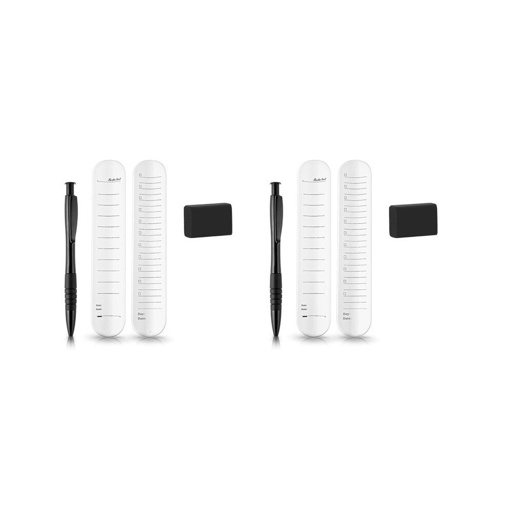 4 Pcs Reusable Silicone Memo Wrist Band, Waterproof Wearable Memo Wrist Band To Do List Wrist Band 6031820722029