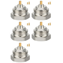 5X Radiator Adapter M30 X 1.0 to M30 X 1.5 for Oventrop Valves 1011445 - Thermostatic Valve Fine Thread Adapter