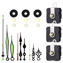 Clock Movement Set Quartz Movement Replacement,with 3 Different Pairs of Watch Replacement Parts