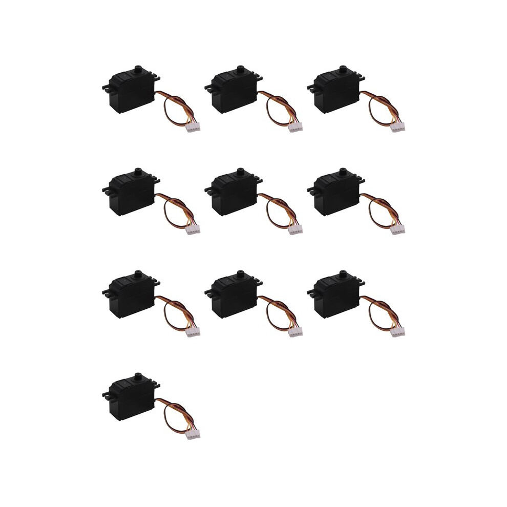 10X 25G Steering Gear Servo 12428-0120 For 12428 12423 12427 12628 1/12 Rc Car Spare Parts Upgrade Accessories 6034060612037