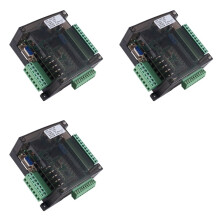 3X FX3U-14MT Compatible with FX1N 2N PLC Industrial Fx3U Data Register 8 in 6 Out Anolog 6AD 2DA Modbus 485(A)