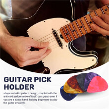 10 St Guitar Pick Grips med 10 Picks HjäLper Dig Att HåLla Fast Gitarr Pick för Guitar Pick Halkfri HåLlkontroll och Komfort