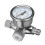 2X Tryckregulator Tryckmätare Premium Spray Tools Luftregulator med Manometerbyte 1/4 Tums Luftinloppsregulator 2