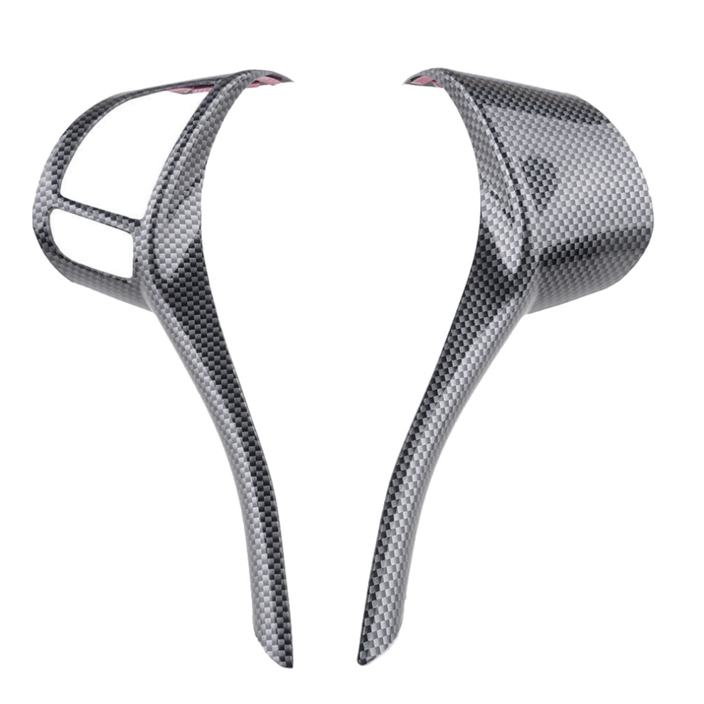 For Qashqai J11 X-Trail Teana Altima 2013-2018 Carbon Fiber Steering Wheel Button Cover Cap Strip Trim 6032810425449