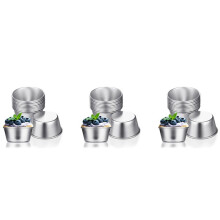 36 Stuks Individuele Mallen Puddingvormen Kopjes  Chocolade Gesmolten Pannen Non-Stick Cupcake Cake Cookie Puddingvorm