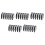 30 Pcs Label Tape Compatible with  Embossing Label Tape for  Label Maker 1880  E-101 9mm x 1