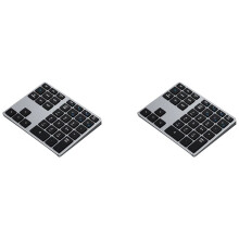 2X Tastierino Numerico , Tastierino Numerico Wireless A 35 Tasti, Tastierino Numerico  Portatile per Laptop, , PC, Desktop