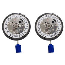 2X NH34 High-Precision Watch Movement NH34 GMT Function Calendar 3O'Clock Automatic Movement Mechanism-White Calendar