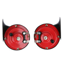 Pair 300DB 12V Universal Electric Snail Train Horn Super Loud Waterproof Horns Siren for Motorcycle Car Truck SUV Boat