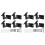 8 Pcs Adjustable Handrail Brackets, Stair Railing Brackets , Hand Rail Brackets for Stairs, Wall Mounted Brackets 1