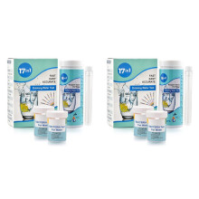 Kit de Teste de água Completo 17 em 1 para Casa, 200 Tiras + 4 Kits de Teste de água para água Potável Teste Fácil, PH, Chumbo