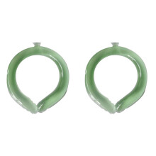 2X Tube de Refroidissement Du Cou, Enveloppement de Cou Rafraîchissant Portable pour la Chaleur Estivale, Collier de Refroidissement Mains Libres,