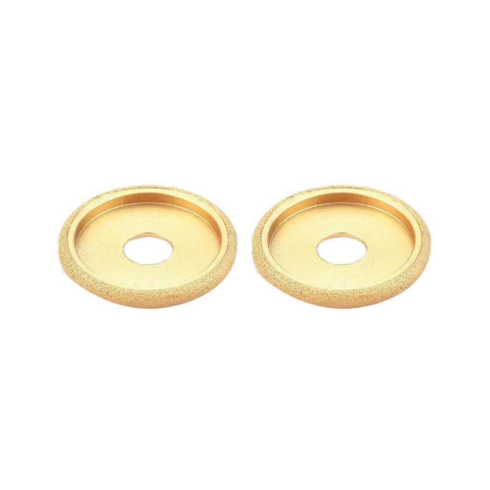 2Pcs 75Mm Stone Edging Wheel Grinding Wheel Roman Slotted Granite Marble Brazed Diamond Angle Grinder Grinding 10Mm 6032079670086