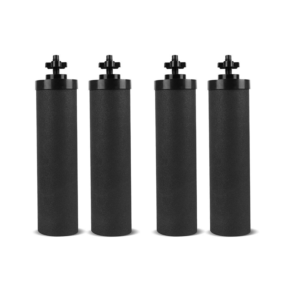 4X Black Replacement Water Filter,Replacement Compatible With Gravity Countertop Purification Elements 6033970364968