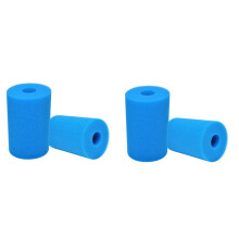 Filtro de Esponja de Piscina LaváVel Tipo B, Filtro de Espuma de Cartucho de Natação ReutilizáVel para CompatíVel com In-Tex Tipo B (4 Peças)