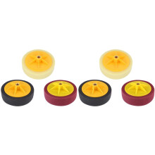 6 Pcs 6 Inch/15Cm Car Polishing Waxing Pad Sponge M14 Wheel Polishing Waxing Pad Kit Tool for Car Polisher