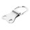50 Pcs D-Ring Picture Frame Hanging Hooks Double Hole Hangers with Screws Silver 7