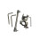 Precisions Drum-Beckenhalter in U-Form, ausgewogen,-Klemme 7