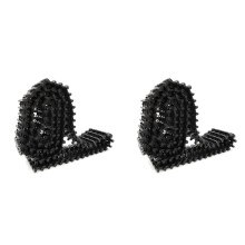 2X Pista de Plástico para Amortecimento Robotic  Car Model, Chain para Tracked Vehicle Clawler Track-Type Tank Accessory DIY RC Toy