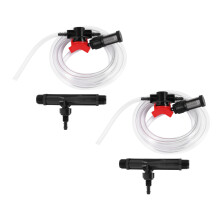 2pcs 1/2 Garden Irrigation Device Venturi Fertilizer Injector Water Tube Kit