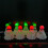 4Pcs Luminously Windproof Badminton Ball Light Weight-red light 6