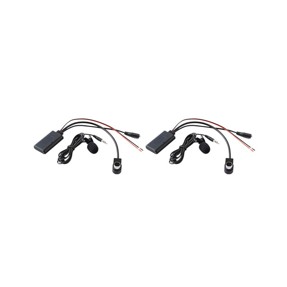 2X Car Aux Adapter Wireless Audio Phone Call Handsfree Microphone For Kca-121B Ai-Net Cda-9857 Cda-9886 4712017636917