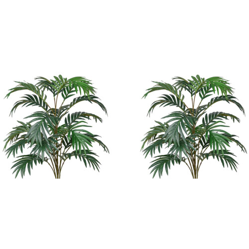 2X Artificial  Plant Leaf Artificial Fake Tropical   Leaf Artificial Plant