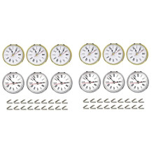 12Pcs Clock Parts for Clock Resin Mold,Clock Pieces for Clock Epoxy Casting Resin Mold