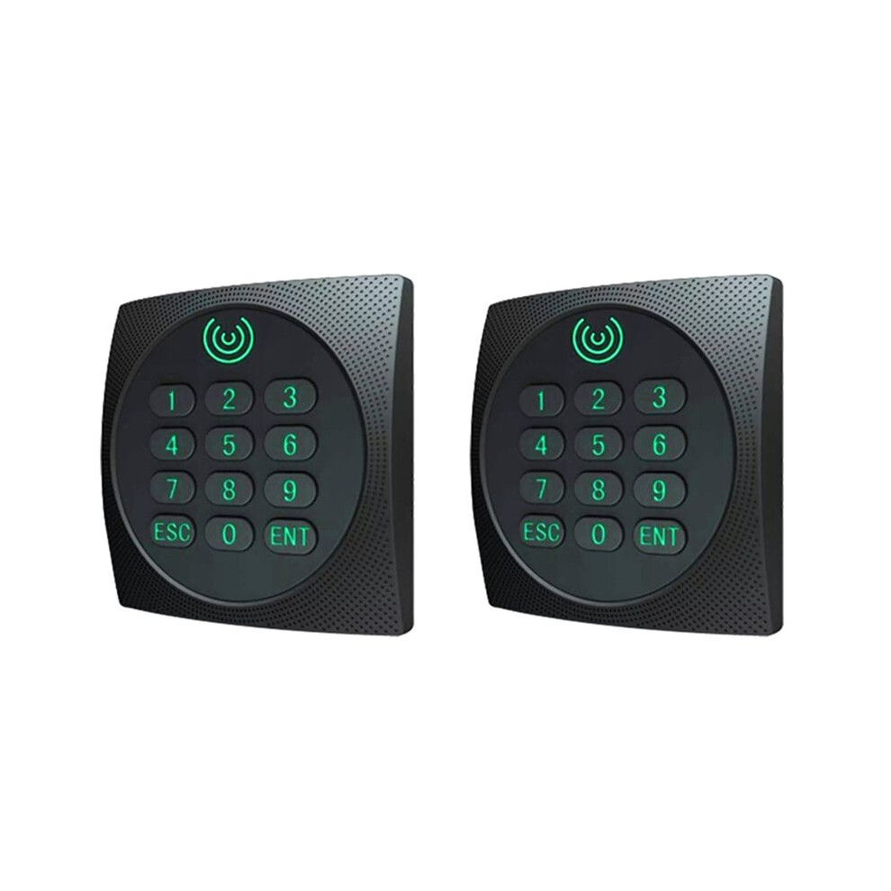 2X Kr602m Wiegand 34/26 Bit Rfid Reader 13.56Mhz For Access Control Supports Card Nfc Password With Keyboard Led 4711448339107