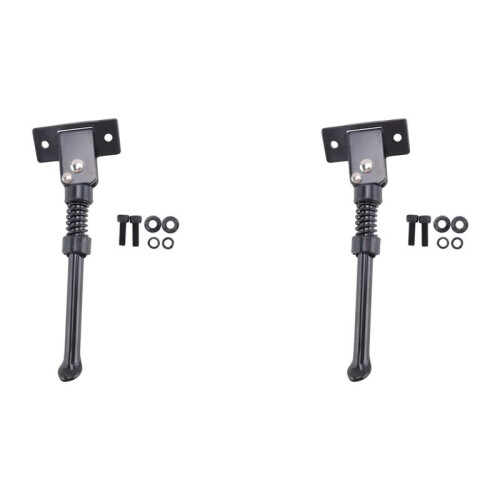 2X Suporte de Estacionamento para Scooter Elétrico de 10 Polegadas E-Scooter Kickstand para Peças de Acessórios de Scooter  M4