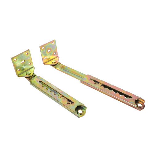 2 Pair Angle Lifting Rod Desk 7 Gear Adjusting Hinge Angle Hinge with Bracket 2