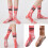 2 paires de chaussettes d'entraînement Tie Dye-SS2 3