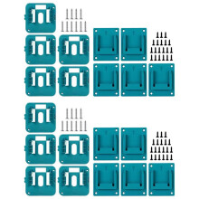 Paquete de 20 Soportes para Baterías para  de 14,4 V y 18 V, para Herramientas y Máquinas. Soporte de Pared para Almacenamiento.