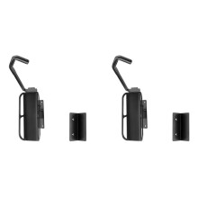 2 PACK Draaibare Fietswandmontage Fietsenrek Garage met Bandenbak Verticaal Fietsenrek Fietsenrekhaak voor Garage