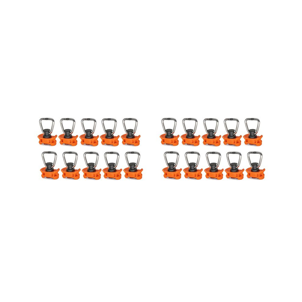 20Pcs Single End Fitting For Airline Rail End Fitting Lashing Rail Fitting Airline Rail Single Stud L-Track Fitting 4712883993626