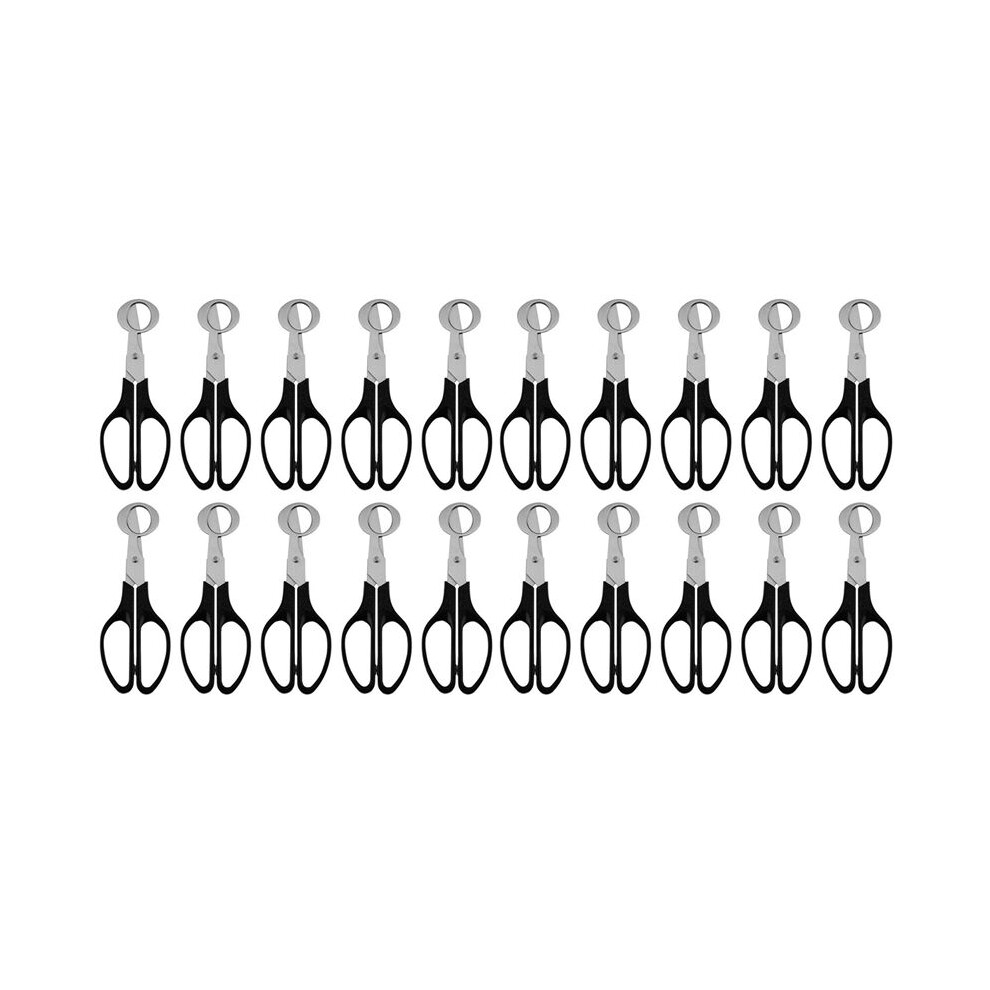 Torribaly 20Pcs Egg Scissors Quail Egg Shell Cutters Separator Small Quail Egg Cracker Quail Scissors Opener Cigar Cutter