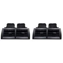 2X Car Dashboard Air Conditioning Outlet Assembly for Camry 2012-2017 Center Console A/C Air Vent Grille Trim