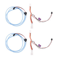 2X LumièRe Ambiante de Tableau de Bord de Commande Centrale de LED de Voiture Bleue pour Highlander 2013 2014 2015 2016 2017 2018 2019
