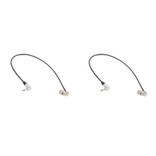 2pcs 3.5mm TRS to BNC Timecodes Cable for C300/C500/F55/ZoomF8 Camera for Enhances Your Camera Timecodes Capability