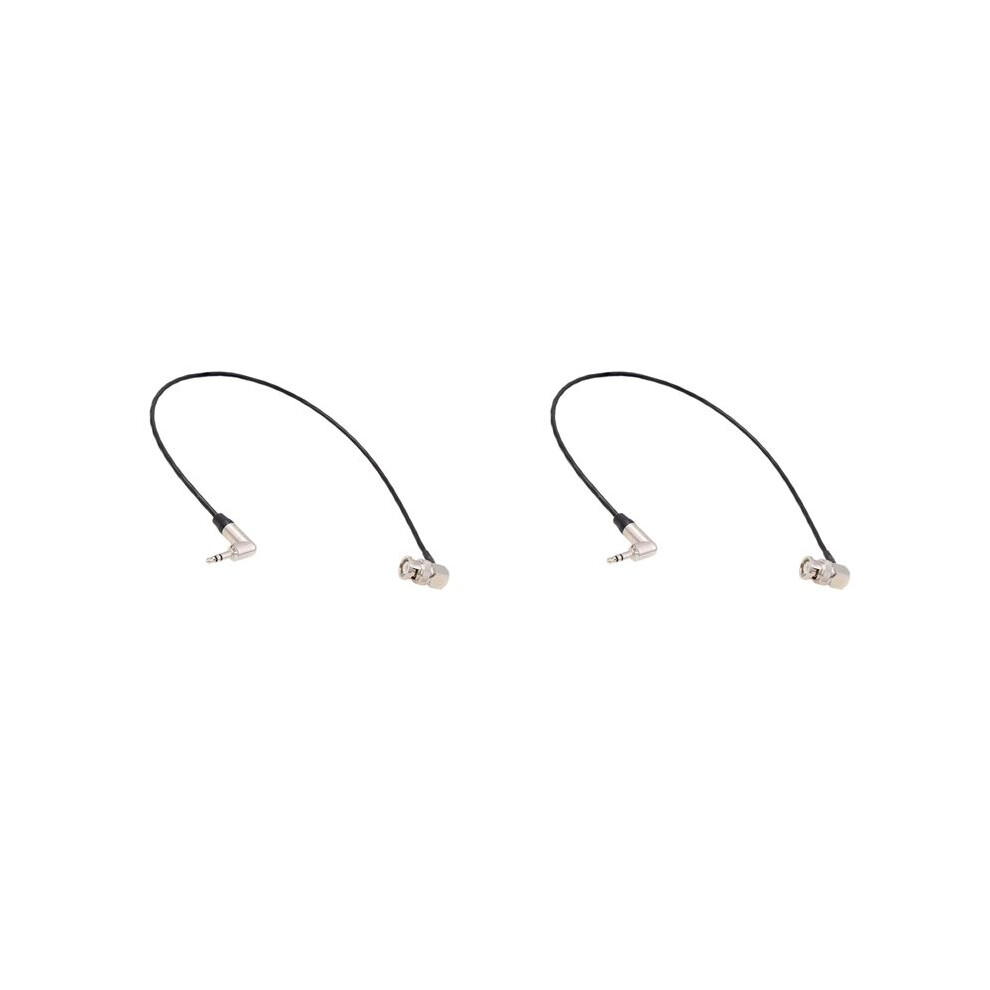 2Pcs 3.5Mm Trs To Bnc Timecodes Cable For C300/C500/F55/Zoomf8 Camera For Enhances Your Camera Timecodes Capability 4713045543130