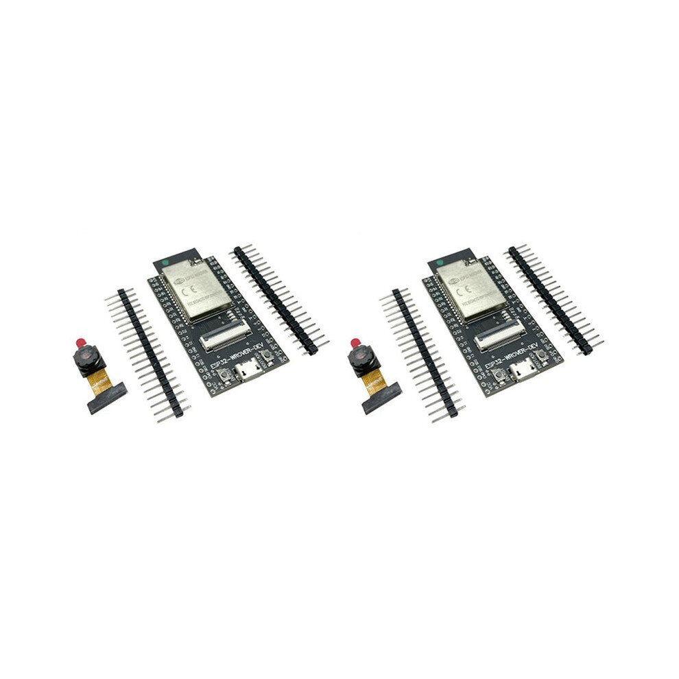 2X Esp32 Cam Development Board Esp32-Wrover-Dev Ch340c Wifi Module With Ov2640 Camera Esp32-Cam Esp32-Wrover,No Welding 4711448317136
